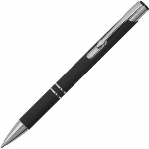 Ручка металлическая шариковая &quot;Legend Gum&quot; софт-тач, черный