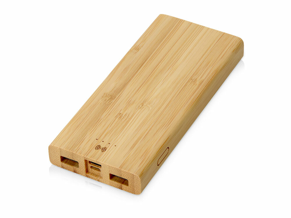 Внешний беспроводной аккумулятор из бамбука &quot;Bamboo Air&quot;, 10000 mAh