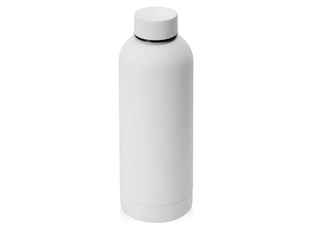 Вакуумная термобутылка &quot;Cask&quot; Waterline, soft touch, 500 мл, тубус, белый