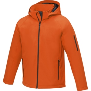 Notus мужская утепленная куртка из софтшелла - Оранжевый
