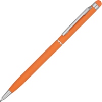 Ручка-стилус шариковая &quot;Jucy Soft&quot; с покрытием soft touch, оранжевый (Р)
