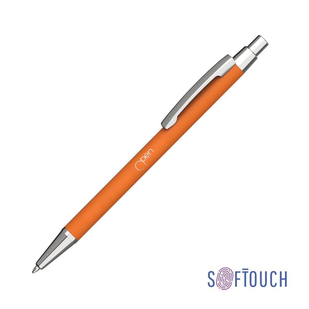 Ручка шариковая &quot;Ray&quot;, покрытие soft touch оранжевый