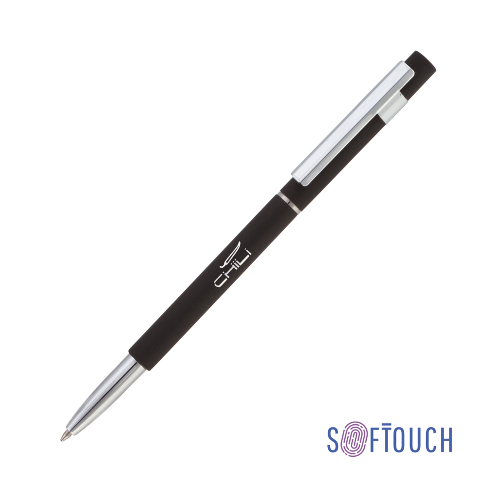 Ручка шариковая &quot;Star&quot;, покрытие soft touch черный