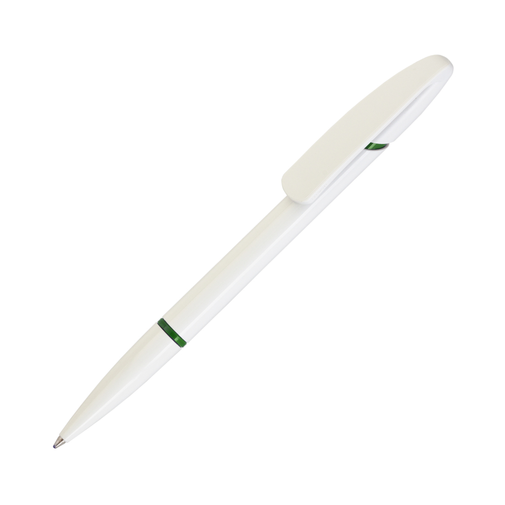 Ручка шариковая NOVA R, белый/темно-зеленый# белый с зеленым