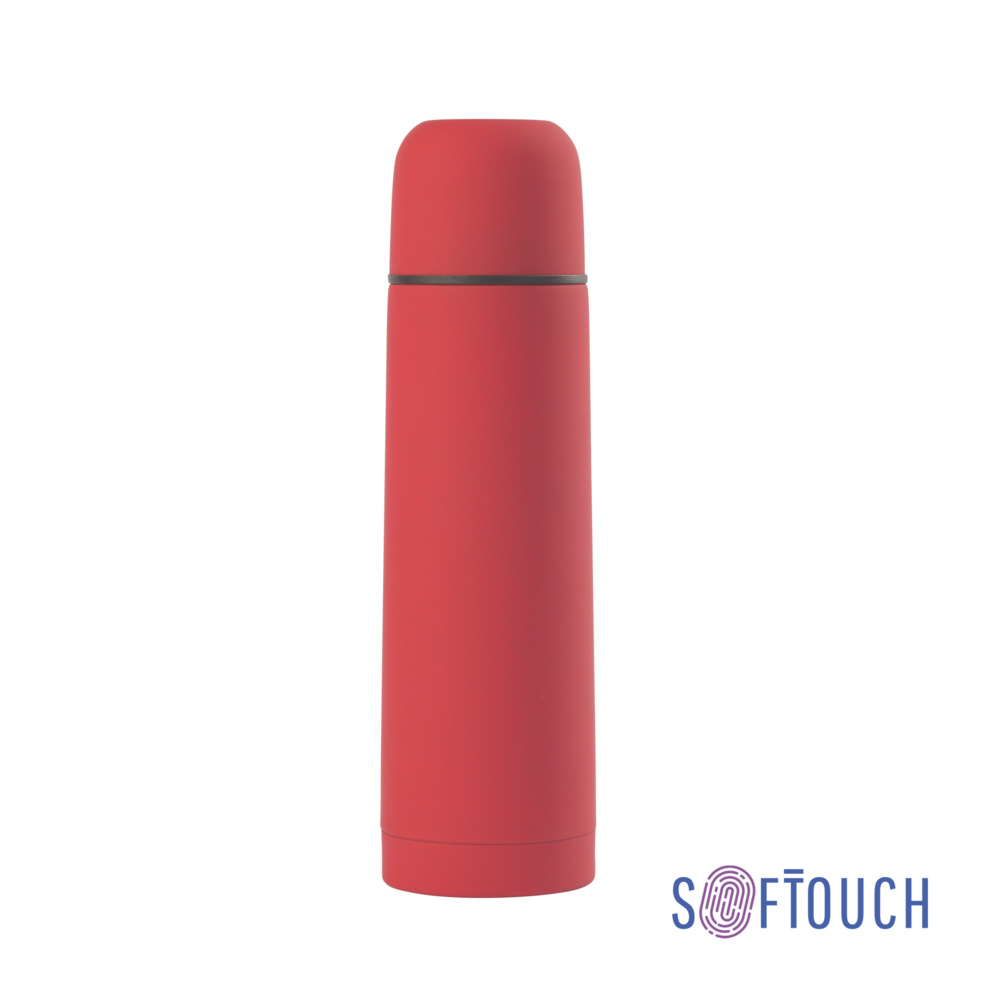 Термос &quot;Крит&quot;, покрытие soft touch, 0,5 л. красный