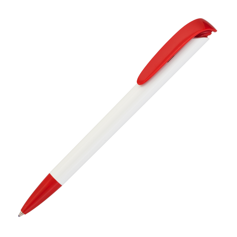 Ручка шариковая JONA белый с красным