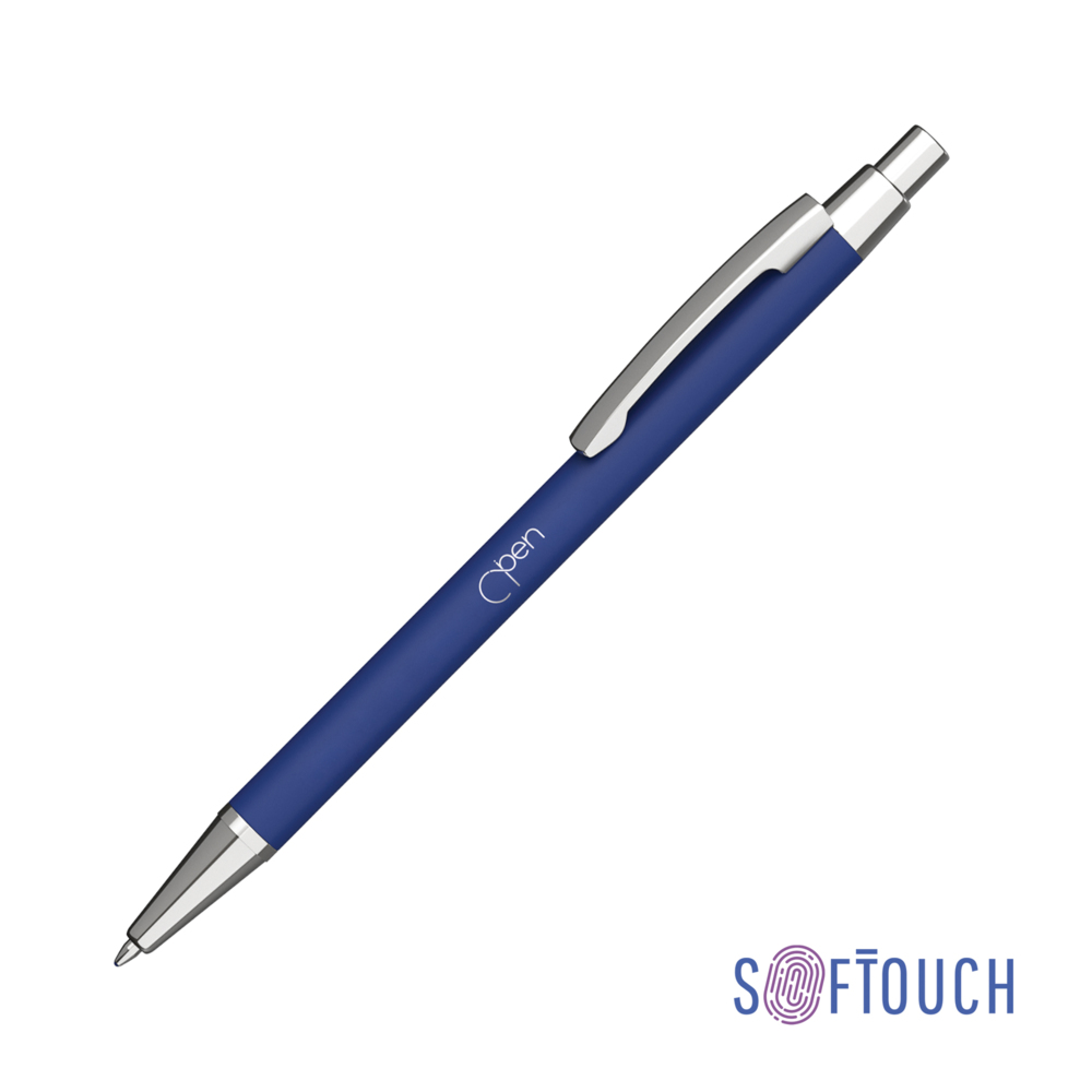 Ручка шариковая &quot;Ray&quot;, покрытие soft touch синий