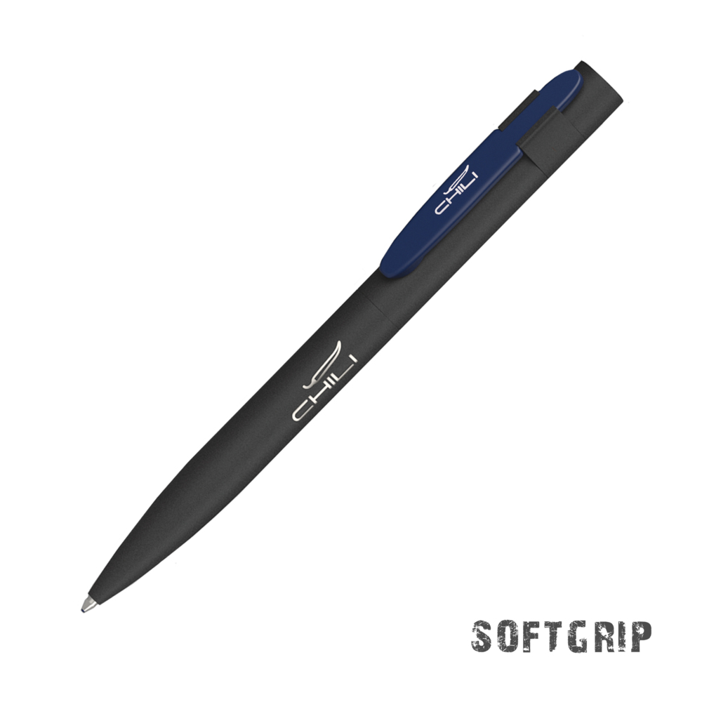 Ручка шариковая &quot;Lip SOFTGRIP&quot; черный с синим