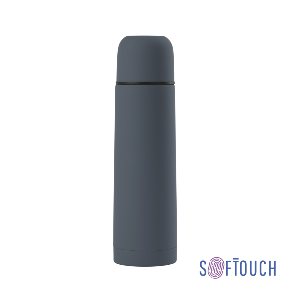 Термос &quot;Крит&quot;, покрытие soft touch, 0,5 л. серый