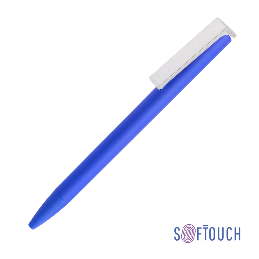 Ручка шариковая &quot;Clive&quot;, синий, покрытие soft touch