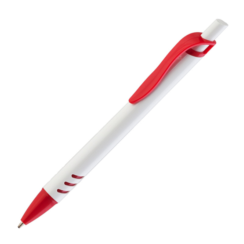 Ручка шариковая &quot;Boston&quot; белый с красным