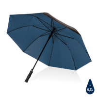 Двухцветный плотный зонт Impact из RPET AWARE™ с автоматическим открыванием, 27&quot;