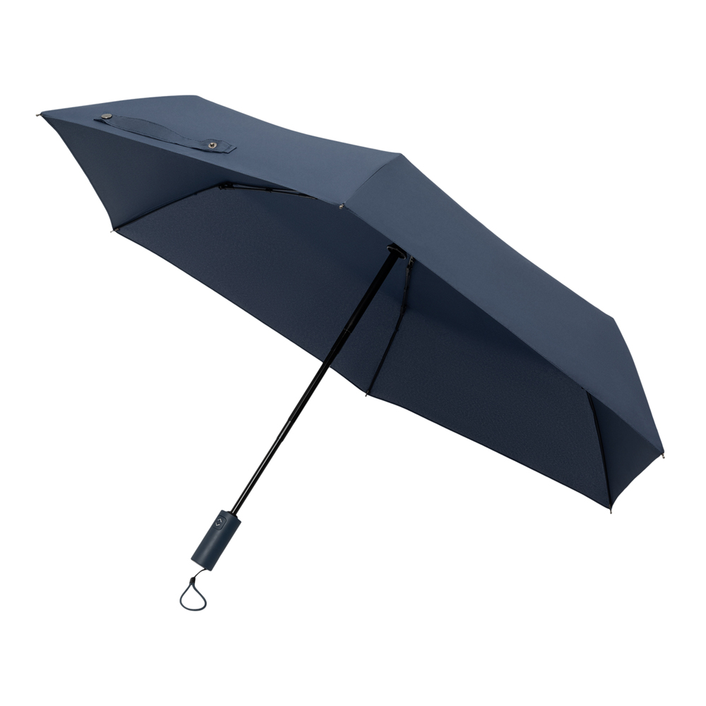 Зонт складной Филтон (Filton), синий с системой безопасности (Safety System)