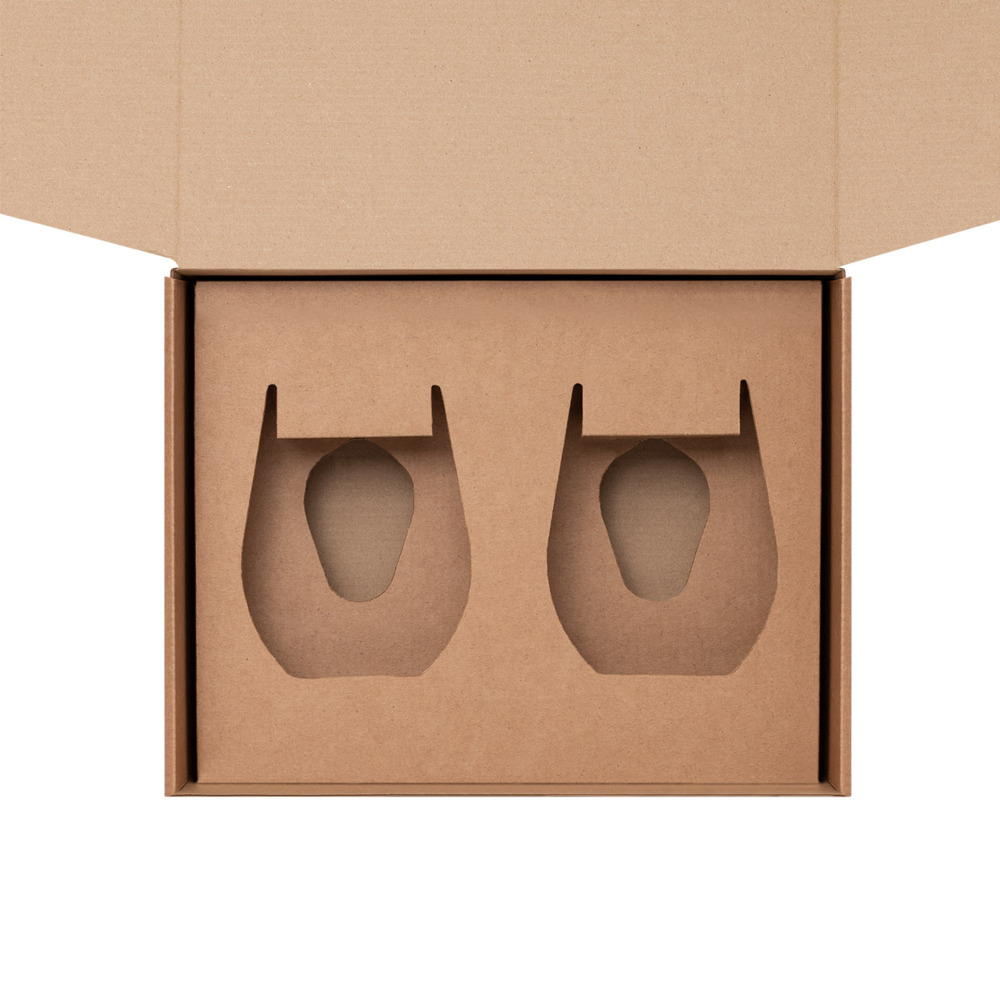 Доп. ложемент под 2 стакана для воды (для рифленого стекла) в малую коробку (арт. 21001.020)