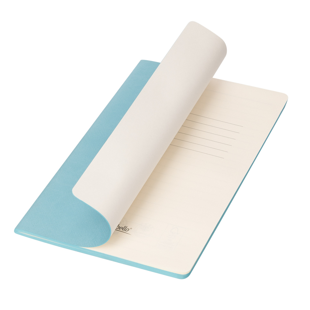 Блокнот Корса слим (Corsa slim), голубой