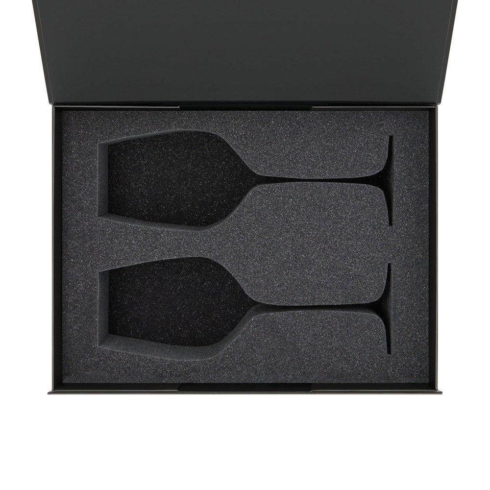 Ложемент под 2 бокала для вина (рифленое стекло) в среднюю коробку-трансформер (арт. 695721)