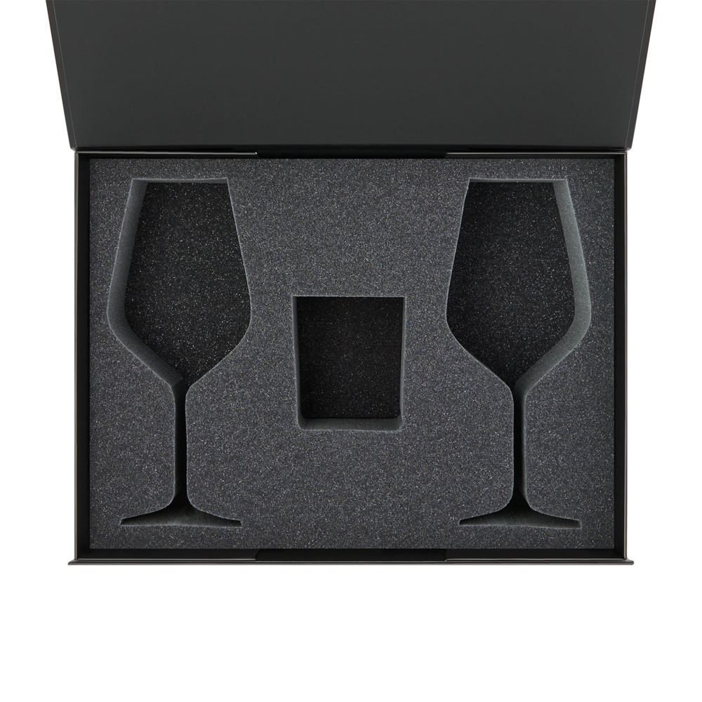 Ложемент под свечу Энигма (Enigma) + 2 бокала для вина в среднюю коробку-трансформер (арт. 695721)