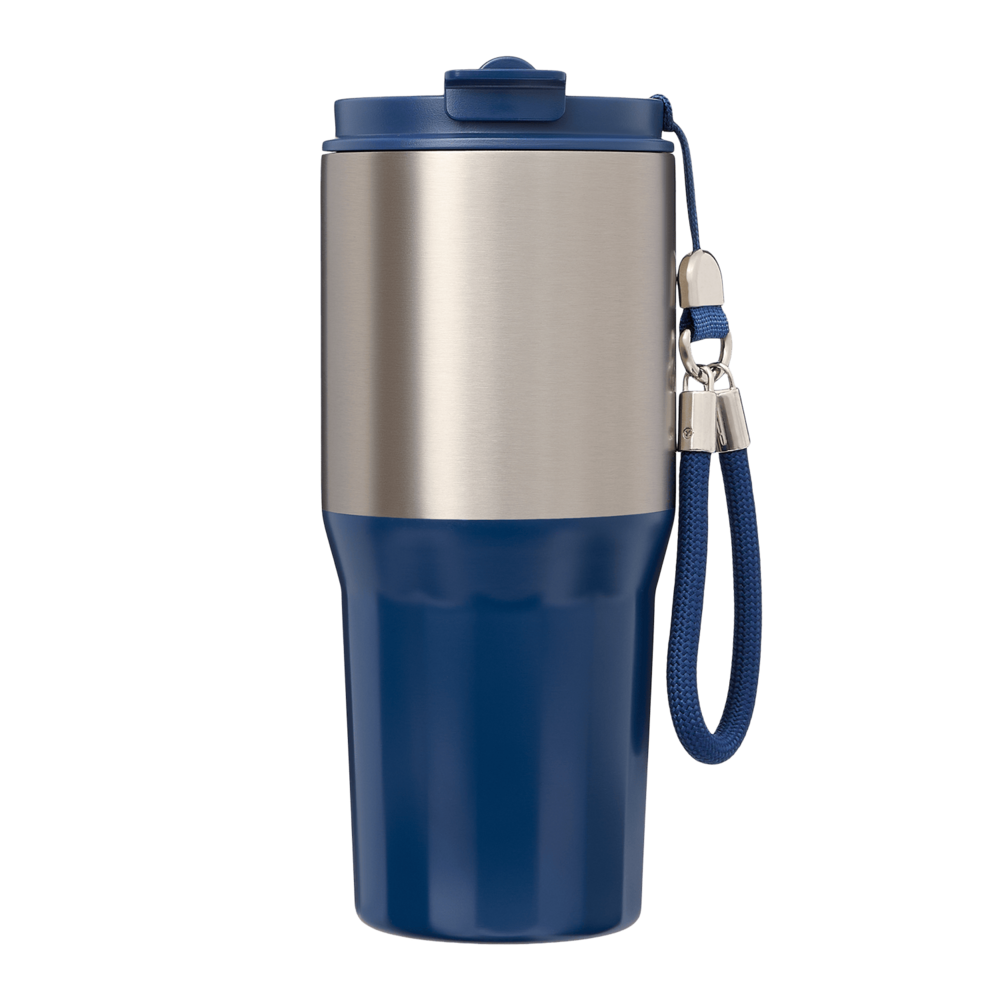 Термокружка вакуумная Авеню (Avenue), синяя