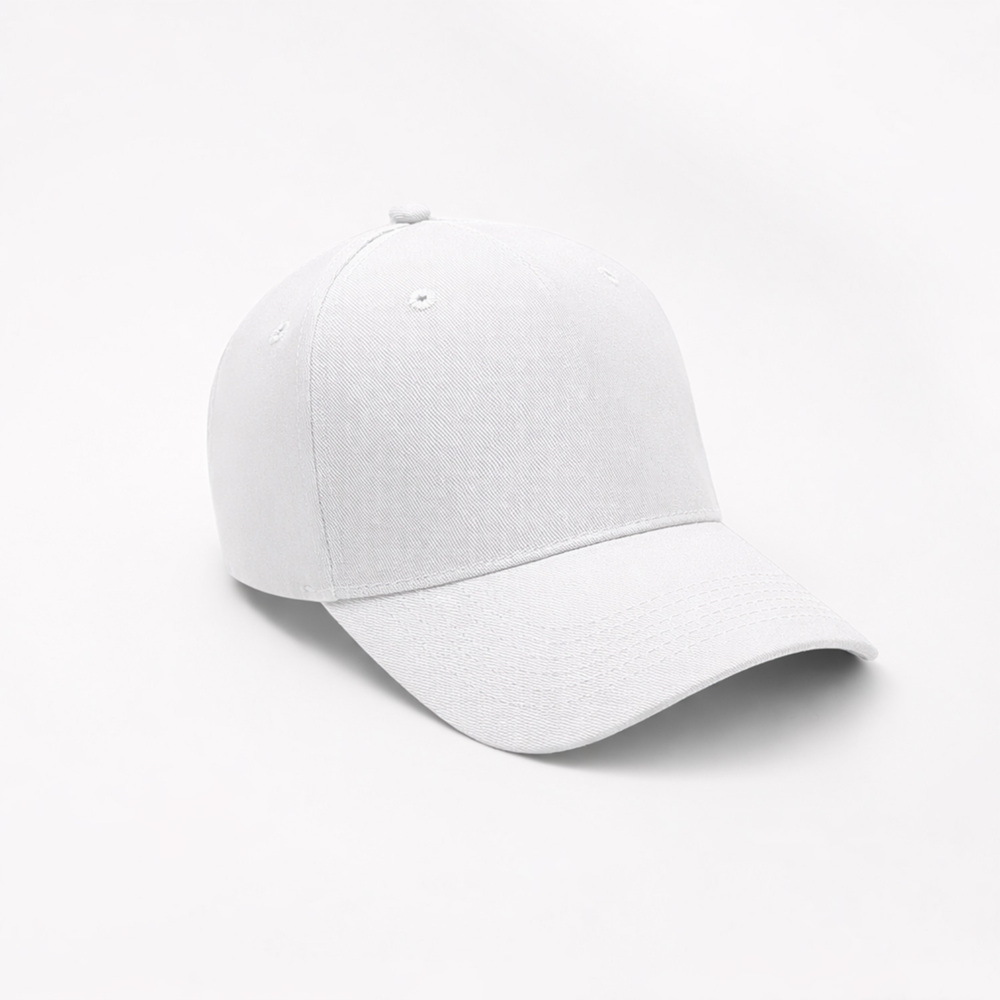 Бейсболка Фит, 5 клиньев, белый