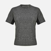 Футболка спортивная унисекс Storm, черный меланж