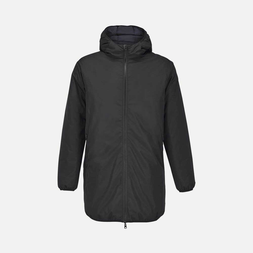 Куртка-парка унисекс Reverse, черная