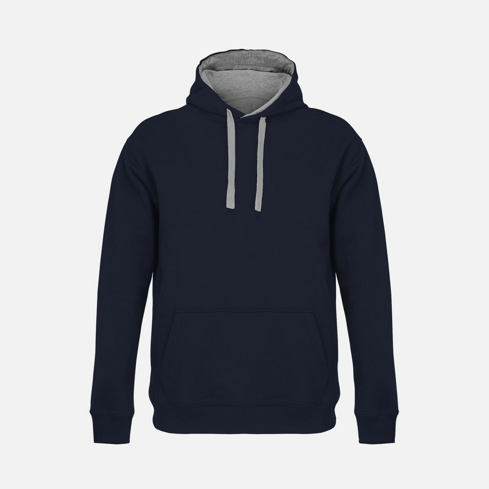Худи унисекс Cameron, темно-синее с серым