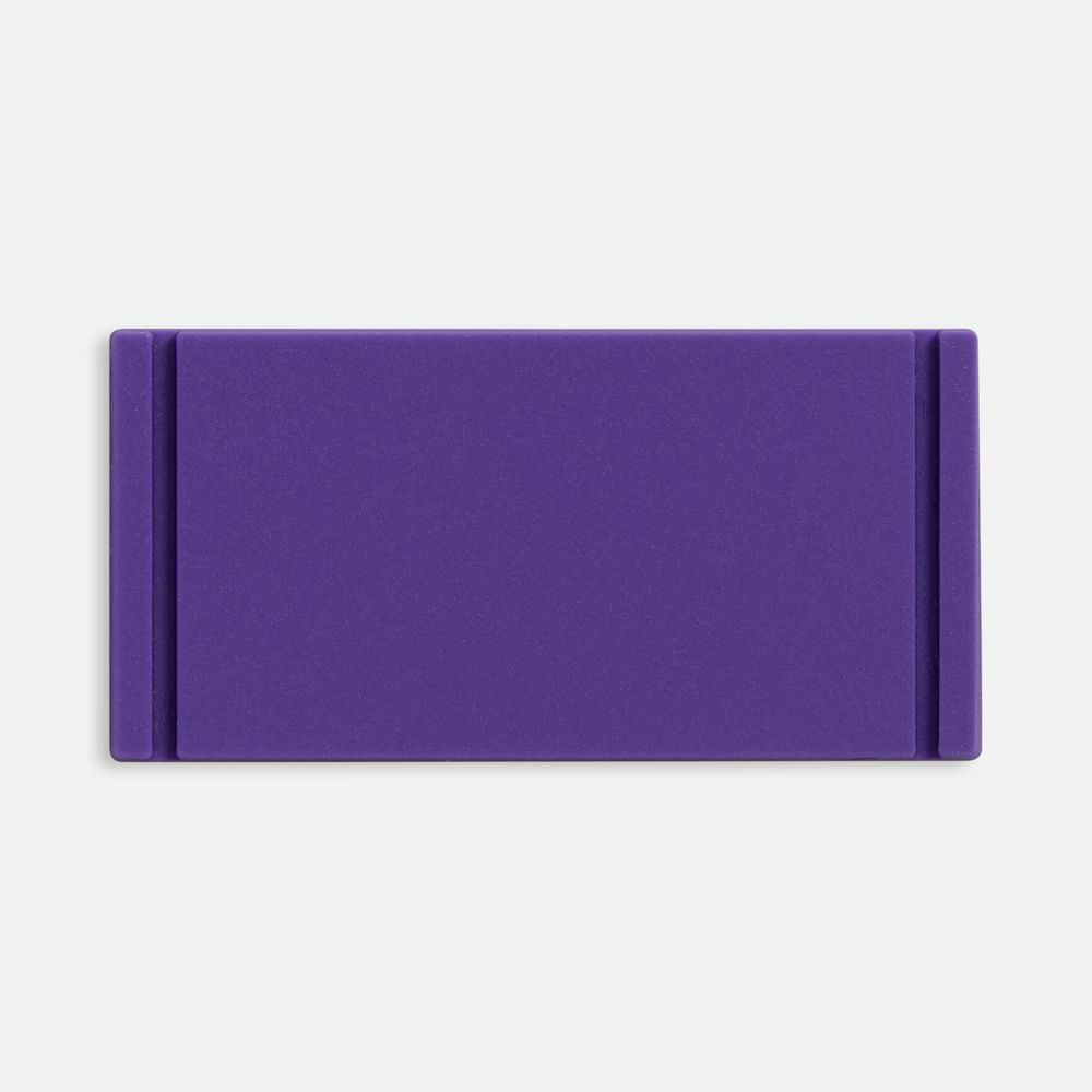 Лейбл из ПВХ Dzeta, XS, фиолетовый