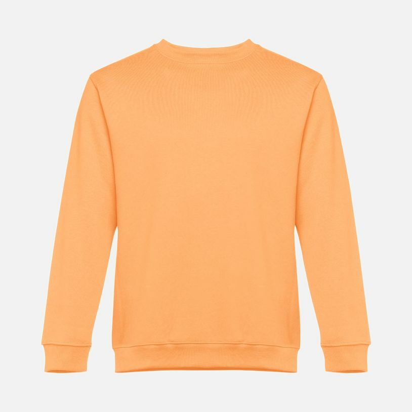 Свитшот унисекс Delta, светло-оранжевый