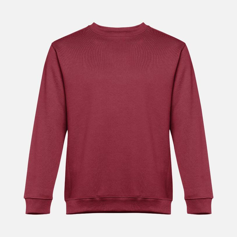 Свитшот унисекс Delta, бордовый