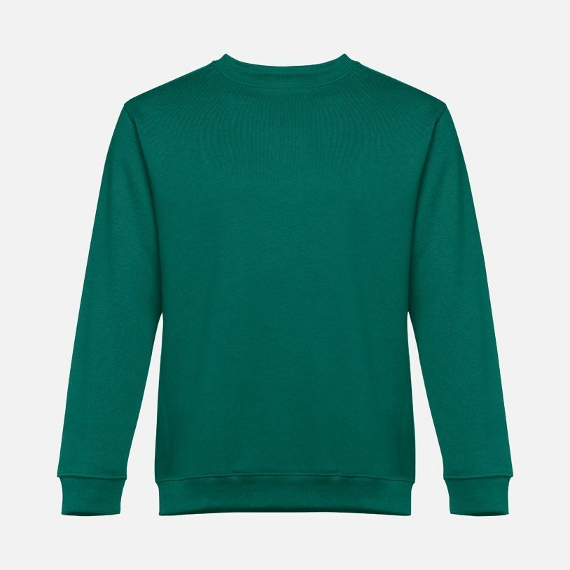 Свитшот унисекс Delta, темно-зеленый