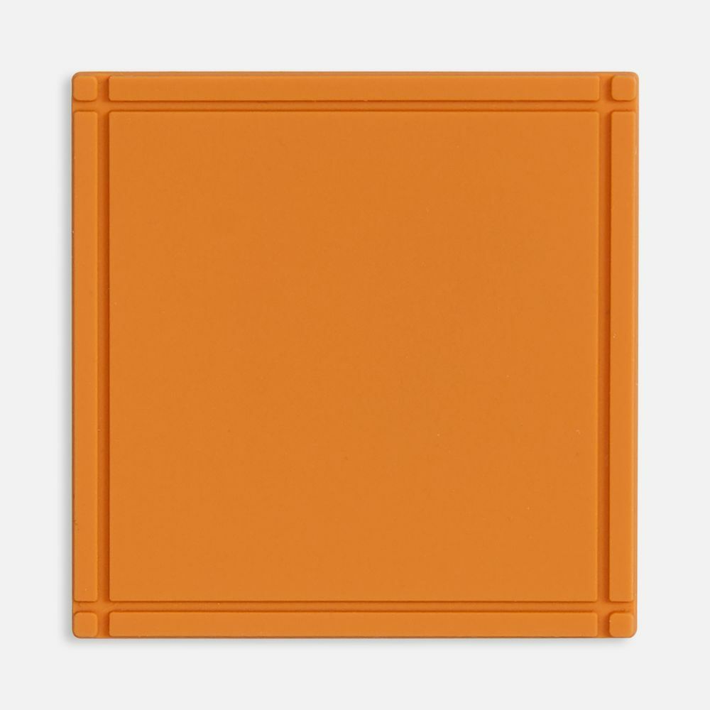 Лейбл из ПВХ Dzeta, L, оранжевый