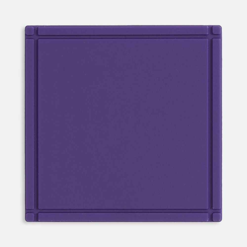 Лейбл из ПВХ Dzeta, L, фиолетовый