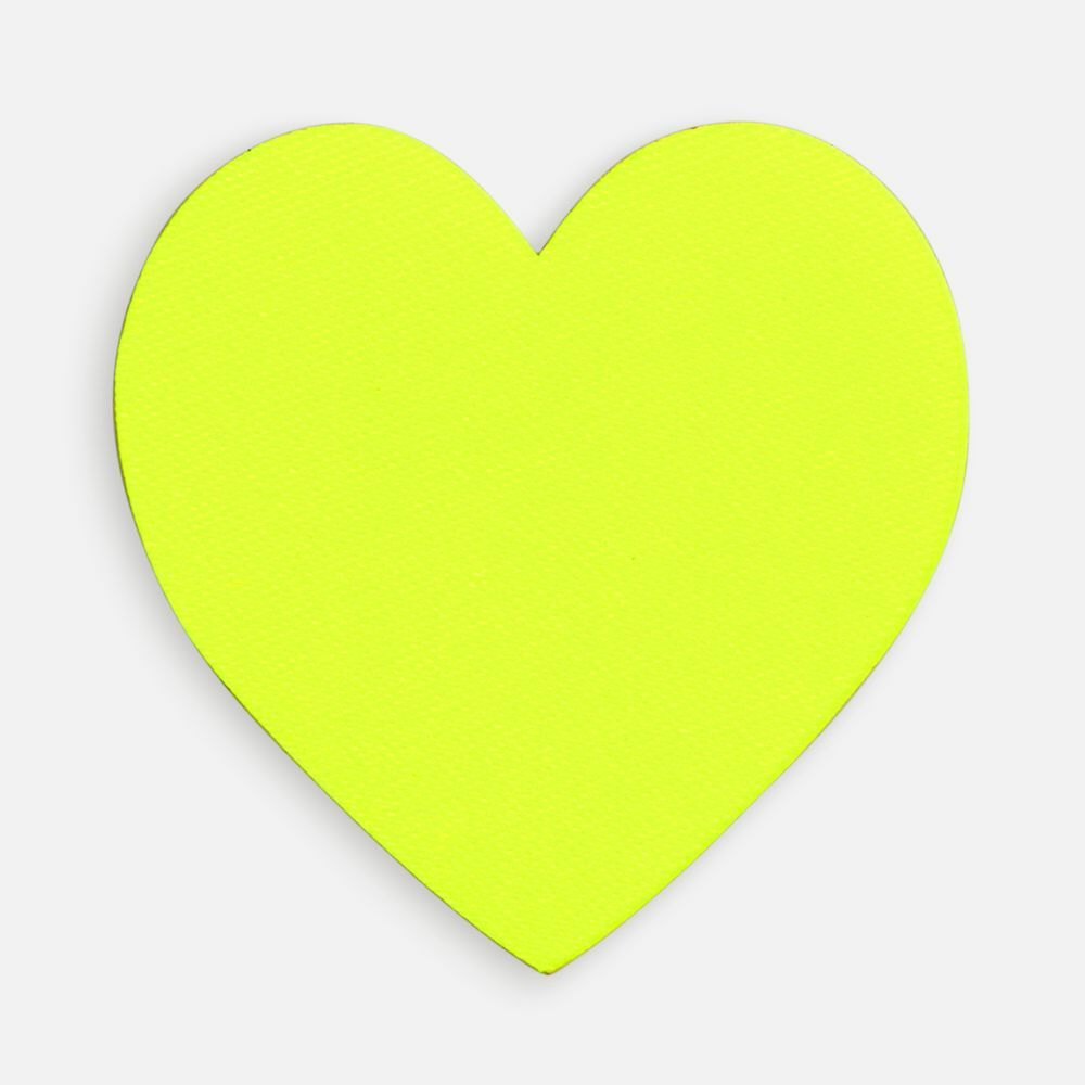 Наклейка тканевая Lunga Cor, M, желтый неон