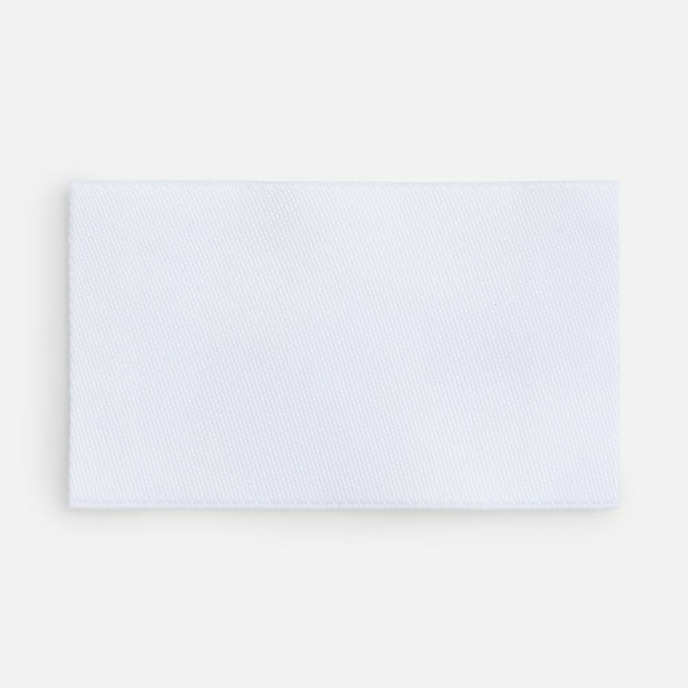 Лейбл тканевый Epsilon, M, белый