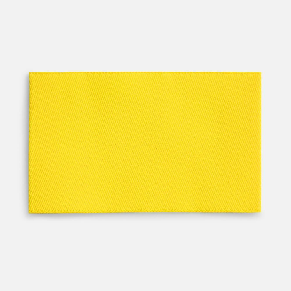 Лейбл тканевый Epsilon, M, желтый