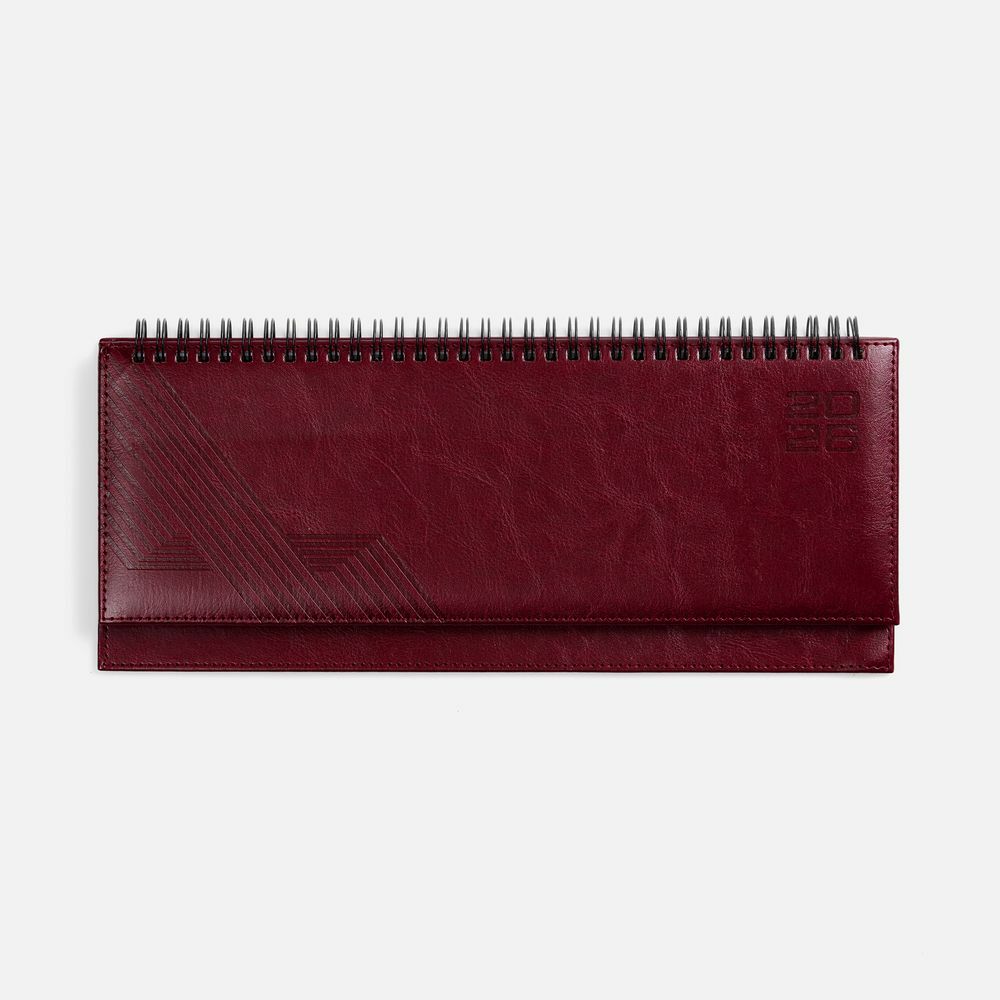 Планинг Faro, датированный, бордовый