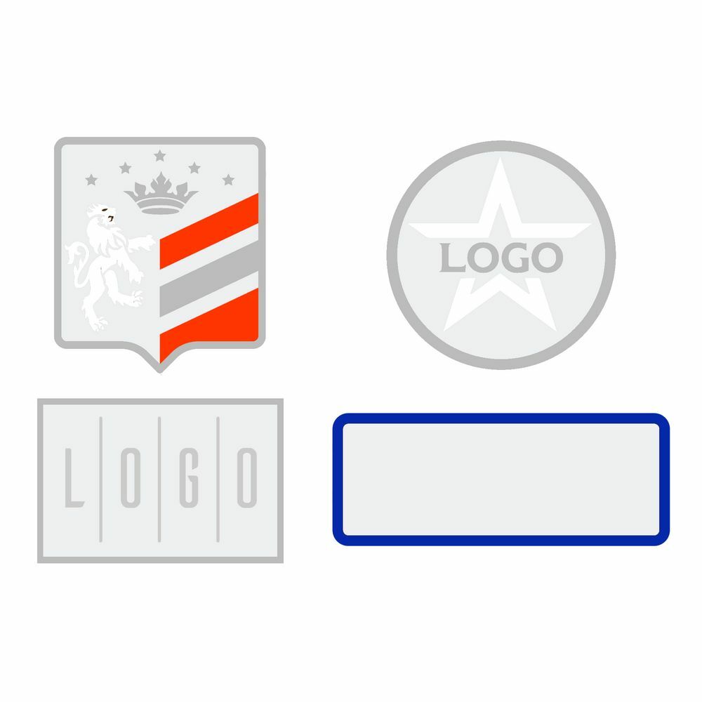 Шеврон из габардина Gabo M, белый