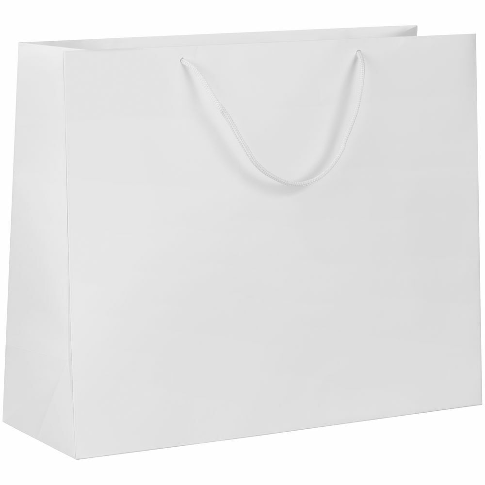 Пакет бумажный с ламинацией Lami Tote L, белый