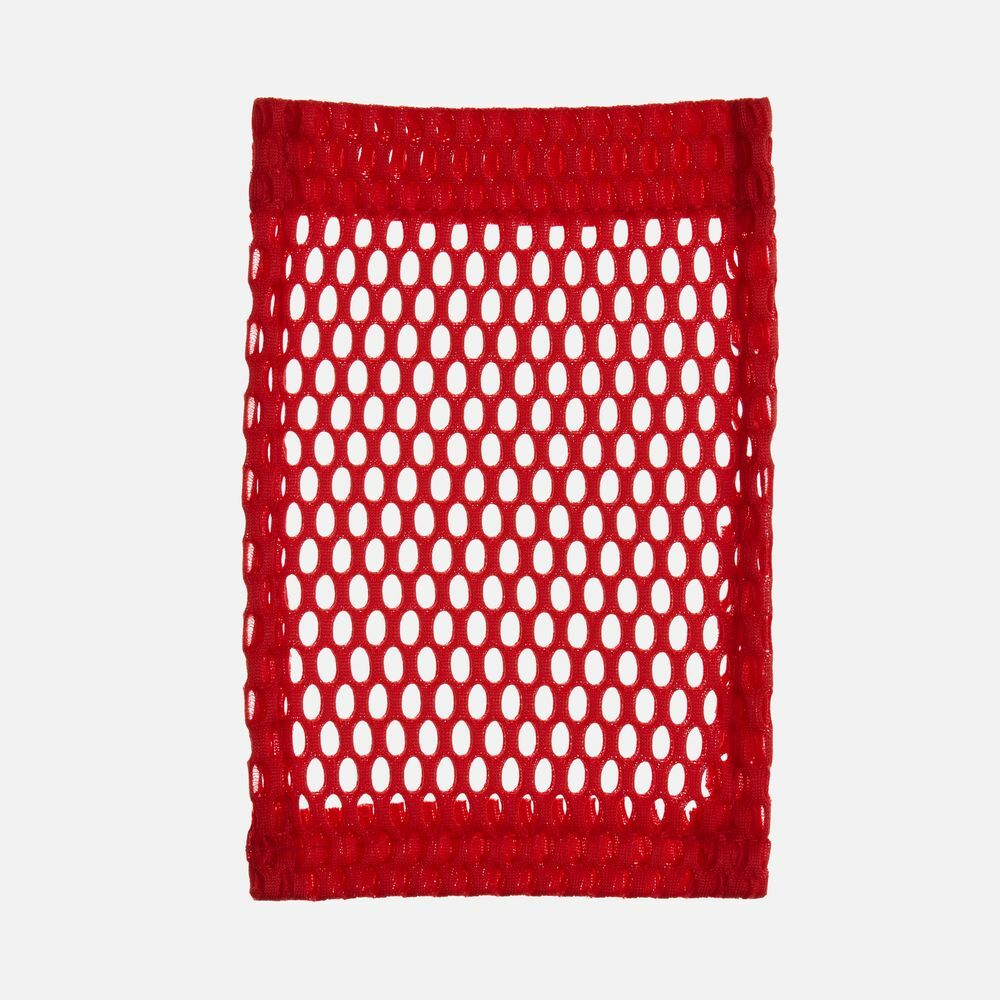 Карман из крупной сетки Pose, красный