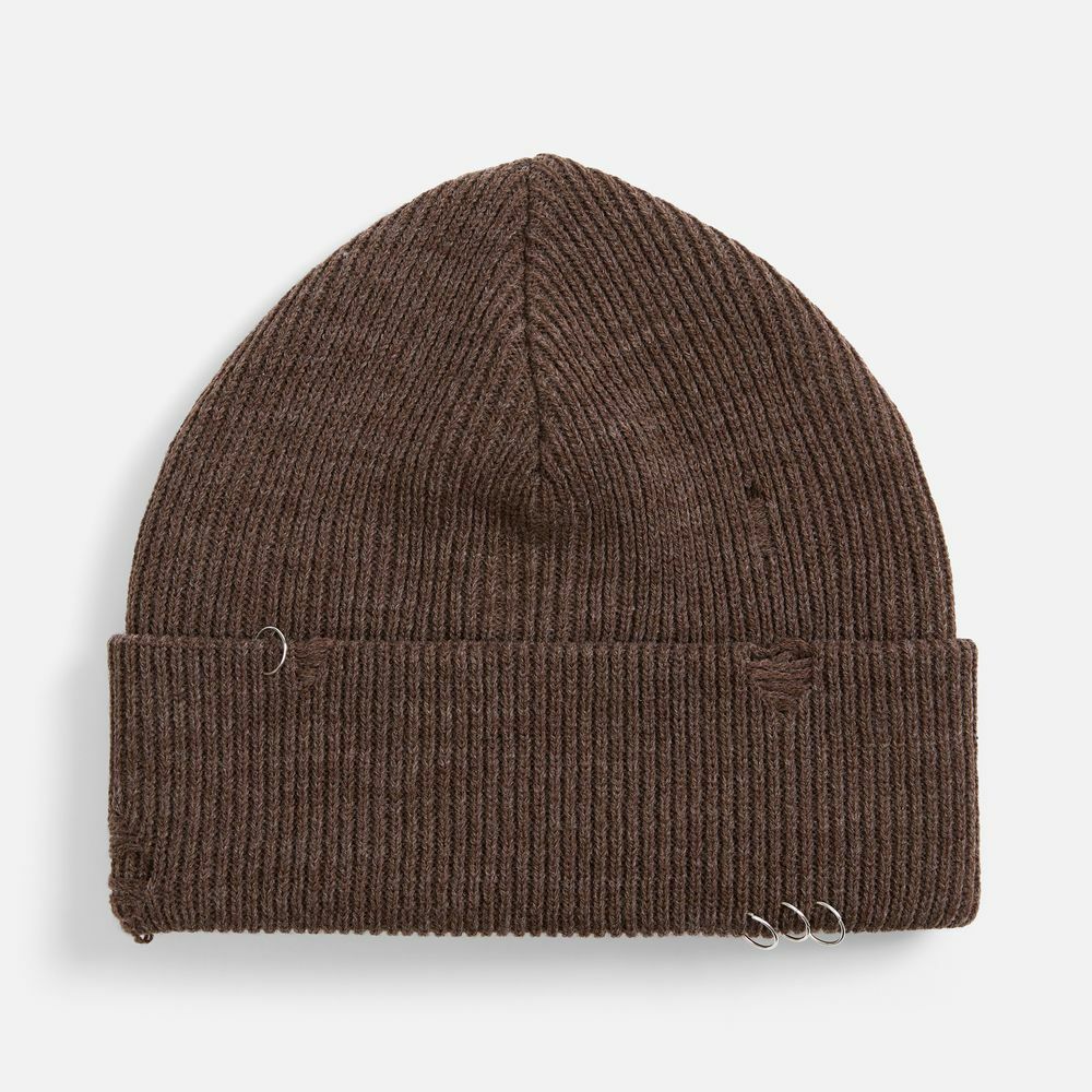 Шапка Ribelle, коричневый меланж