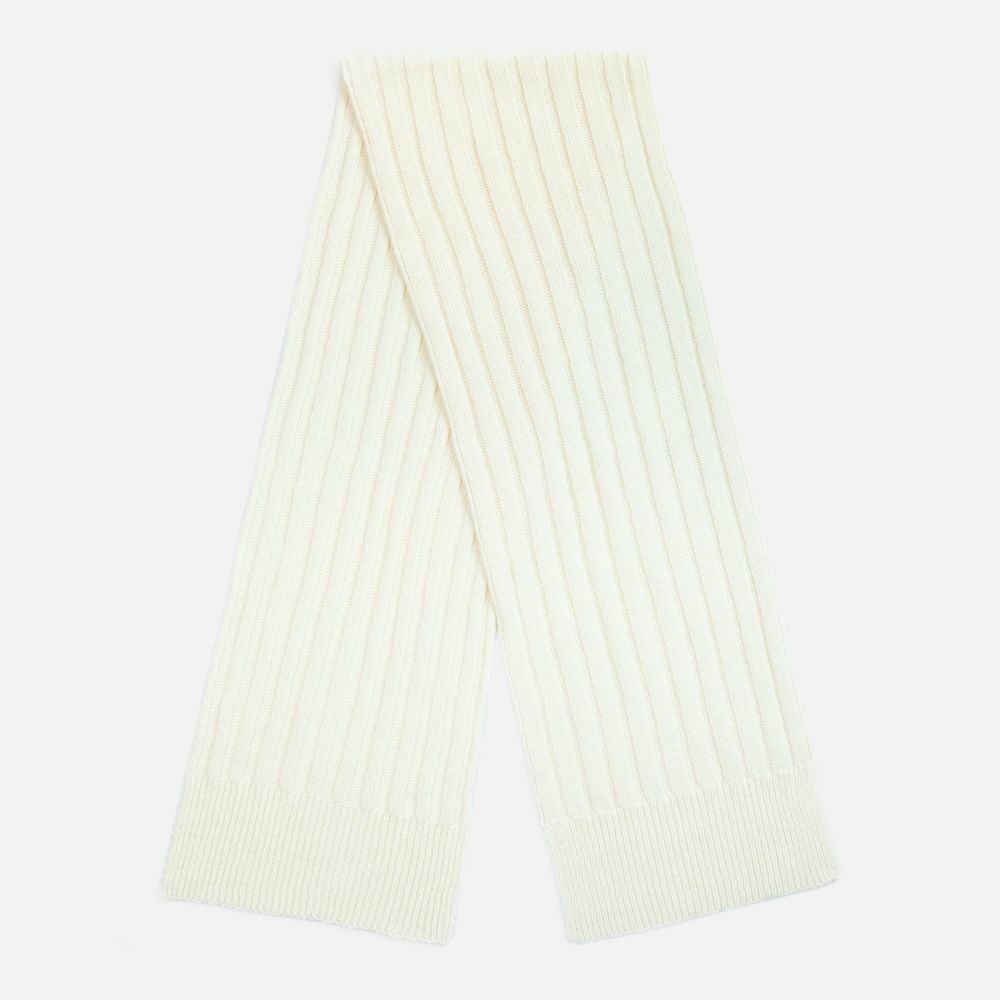 Шарф Bellish, белый (ванильный)