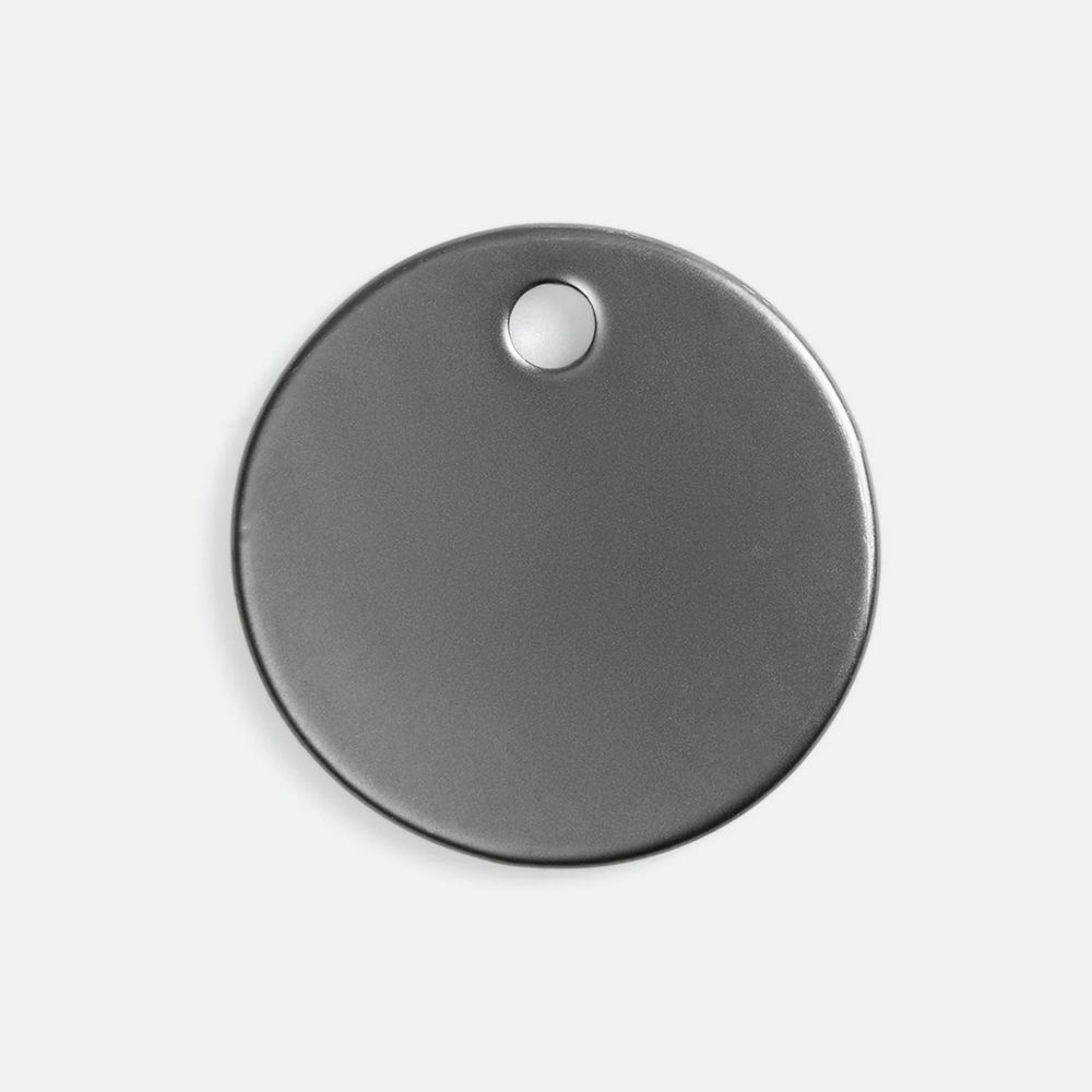 Шильдик металлический Alfa Sirkel, серый металлик