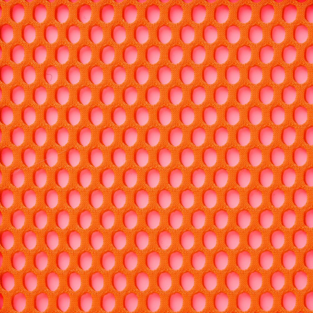Заготовка из крупной сетки Rete, XL, оранжевый неон