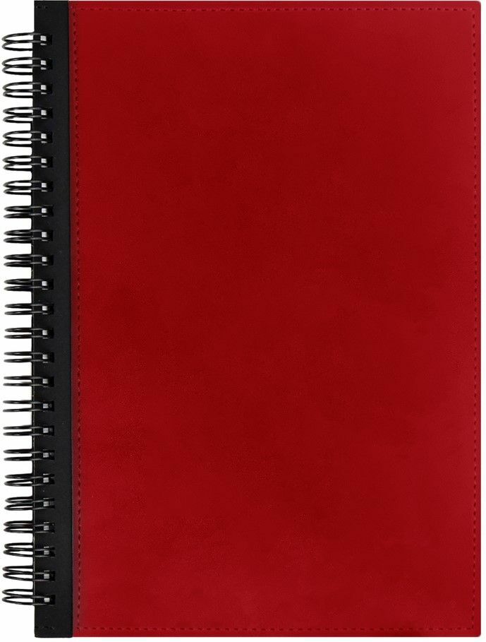 Ежедневник Notera Maxi, недатированный, красный