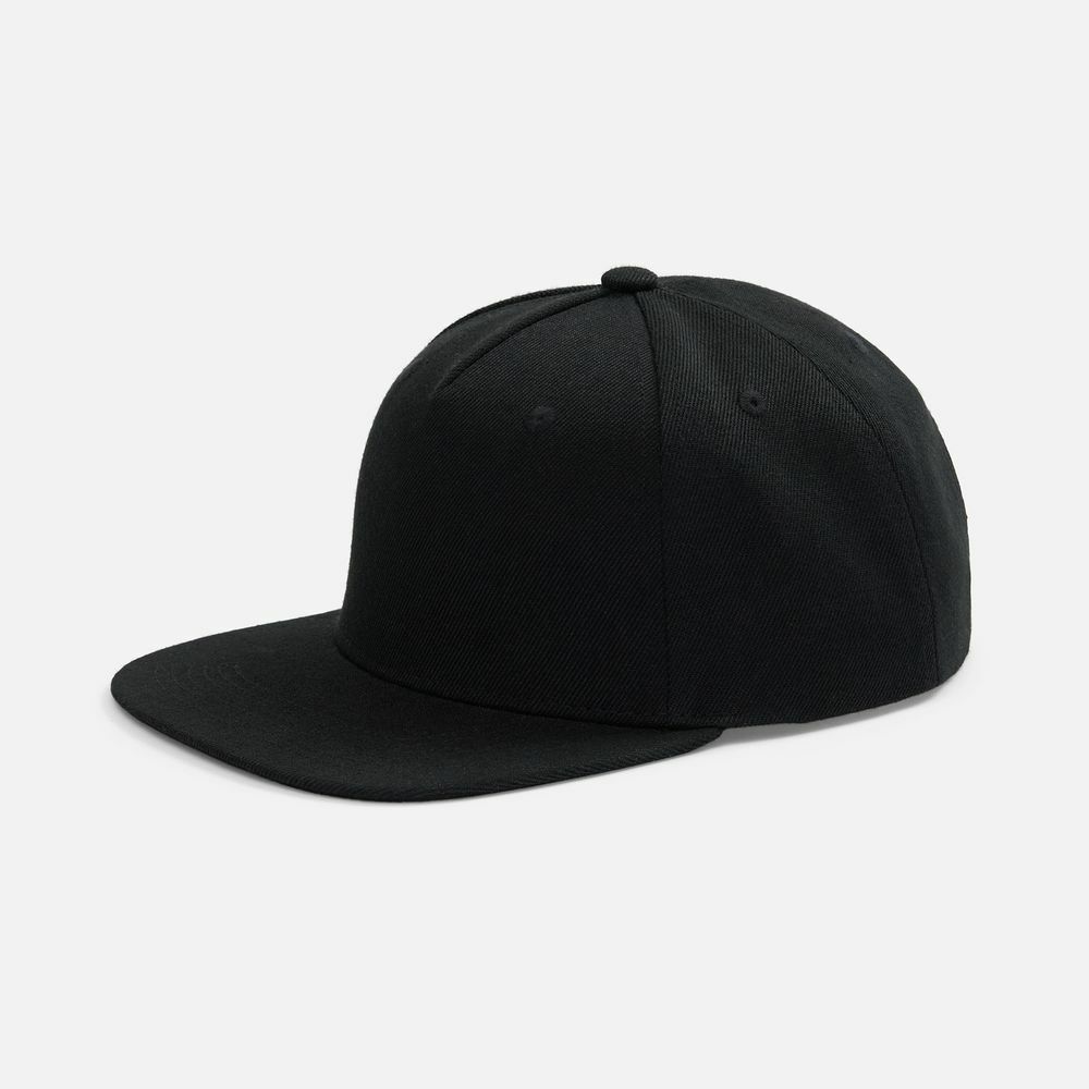 Бейсболка Epicore с прямым козырьком, черная