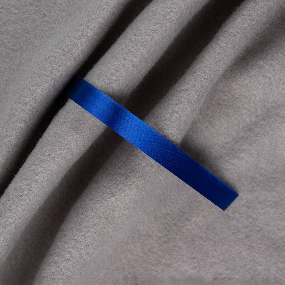 Лента сатиновая Satin 10 S, синяя, 10 см