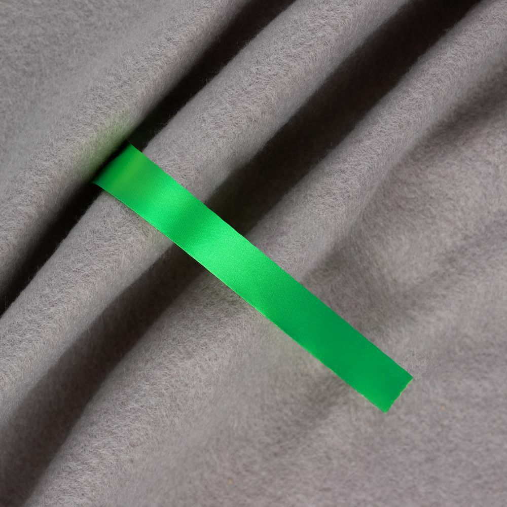 Лента сатиновая Satin 10 S, зеленая, 40 см