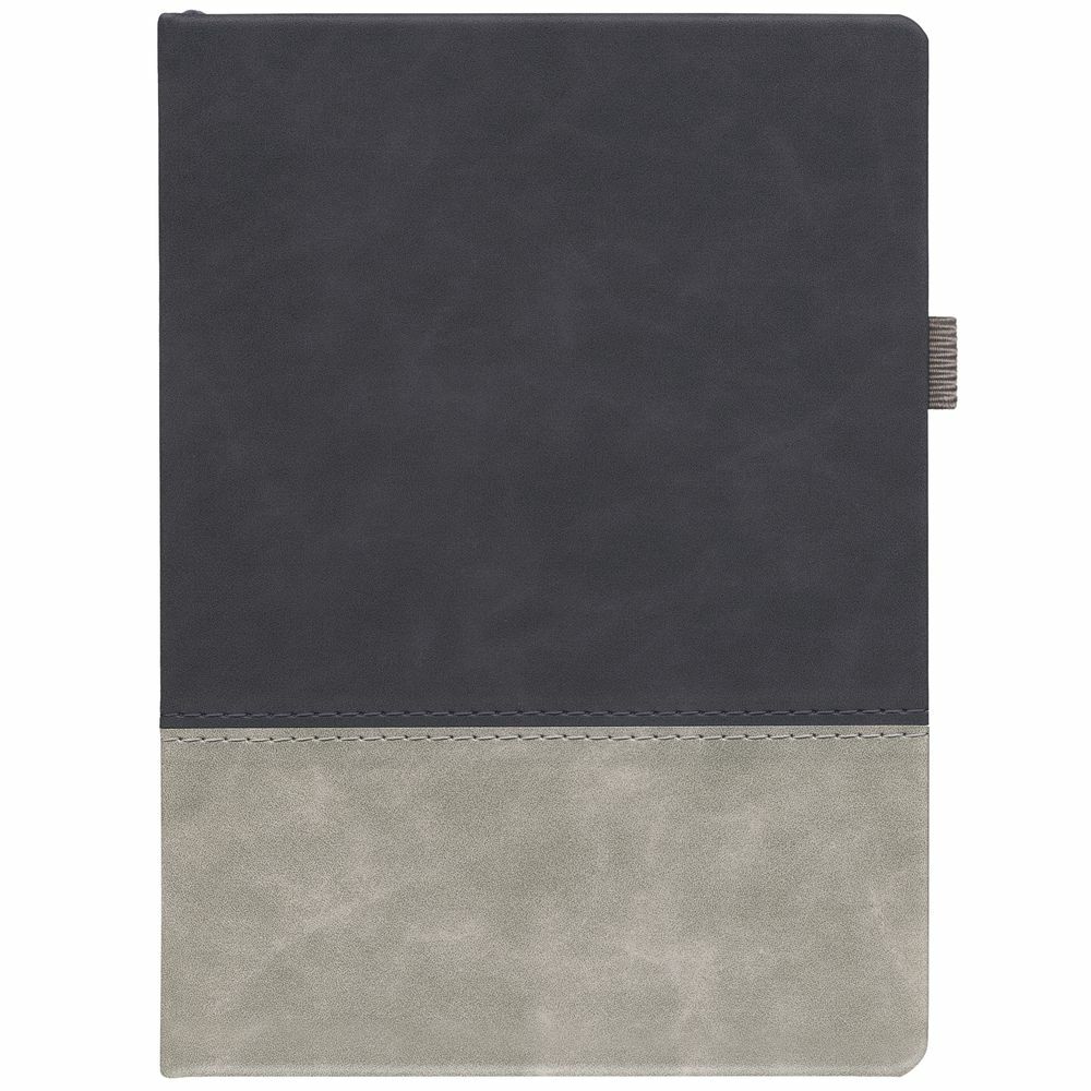 Ежедневник Horizon, недатированный, серый с черным