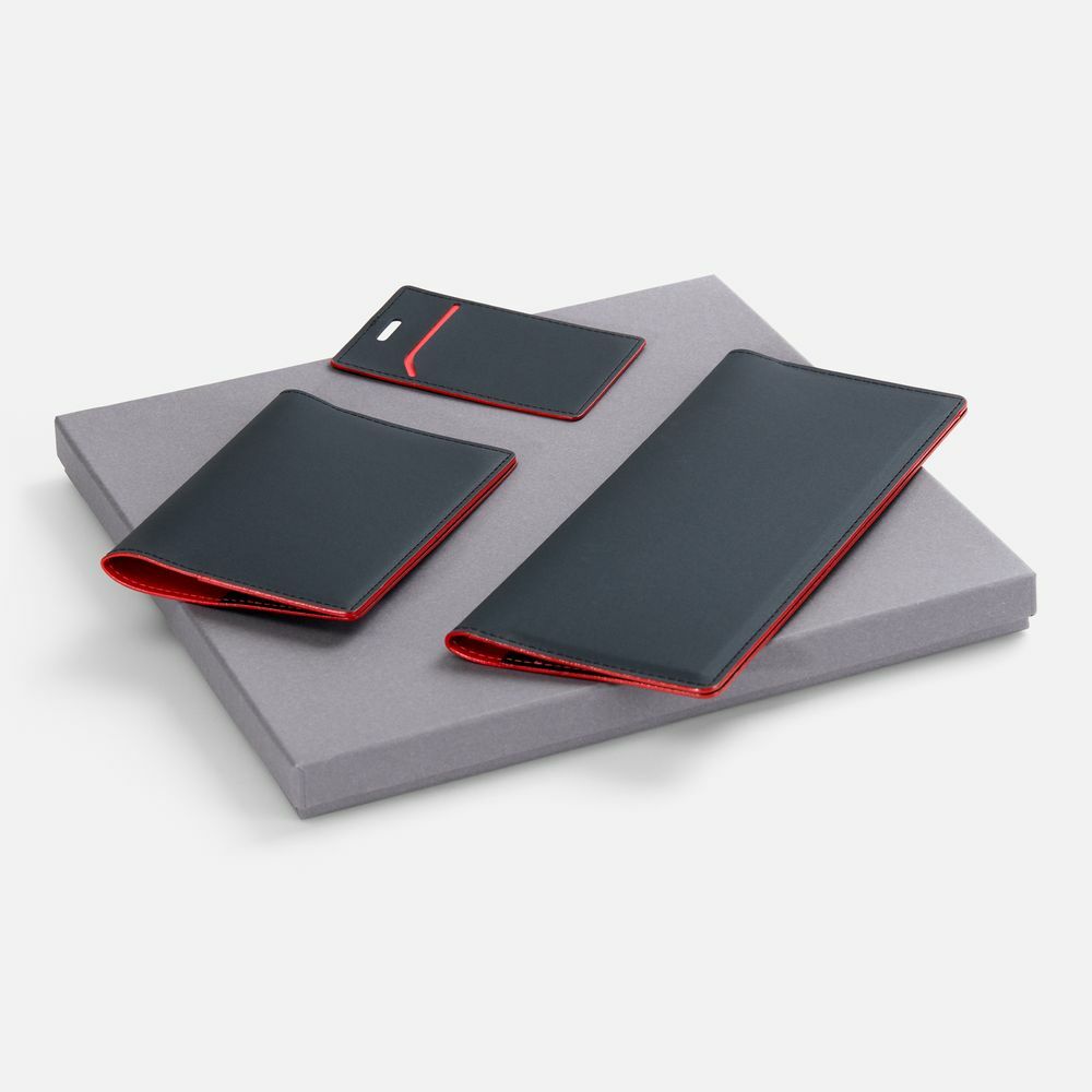 Набор Multimo Simple, черный с красным