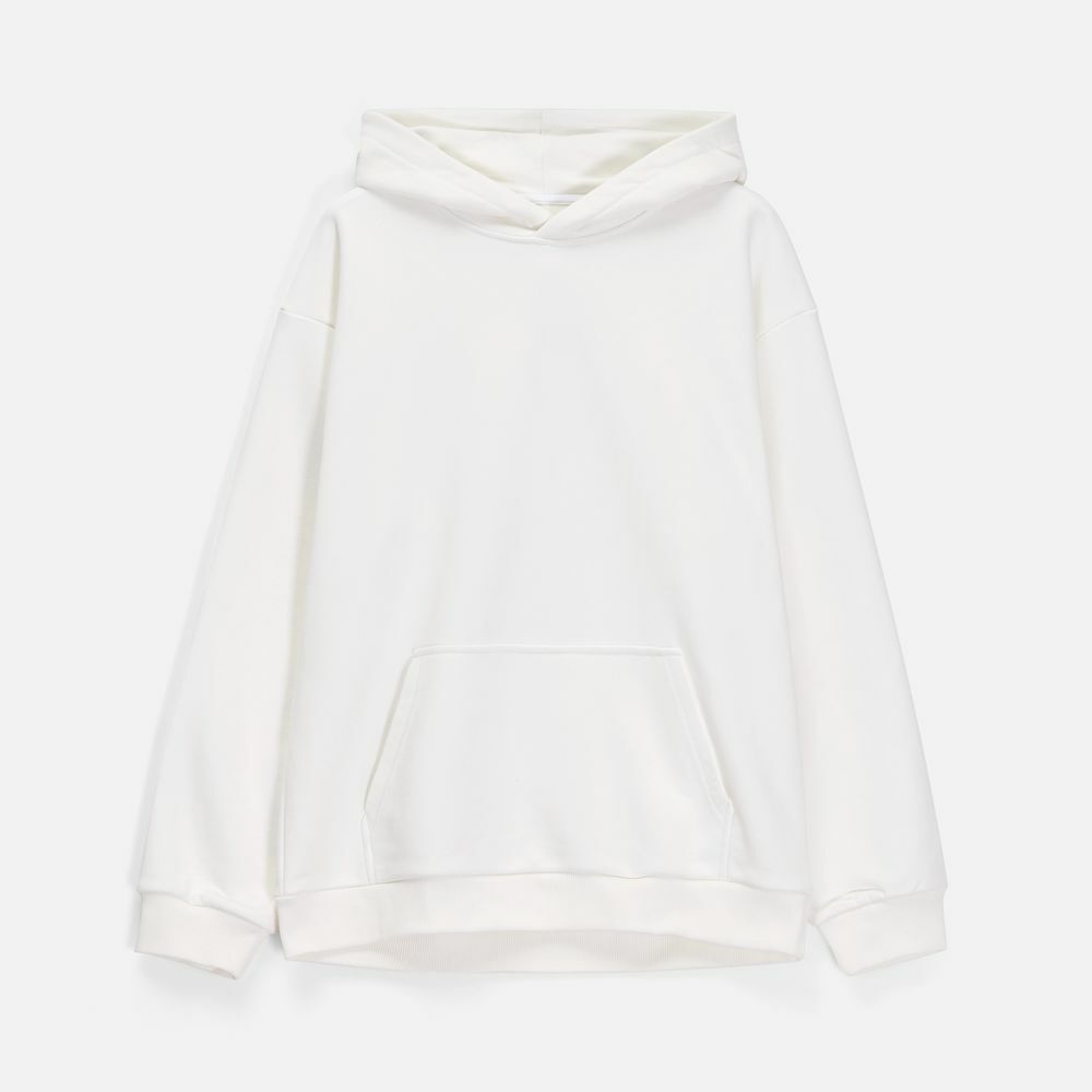Худи унисекс оверсайз Songo, молочно-белое